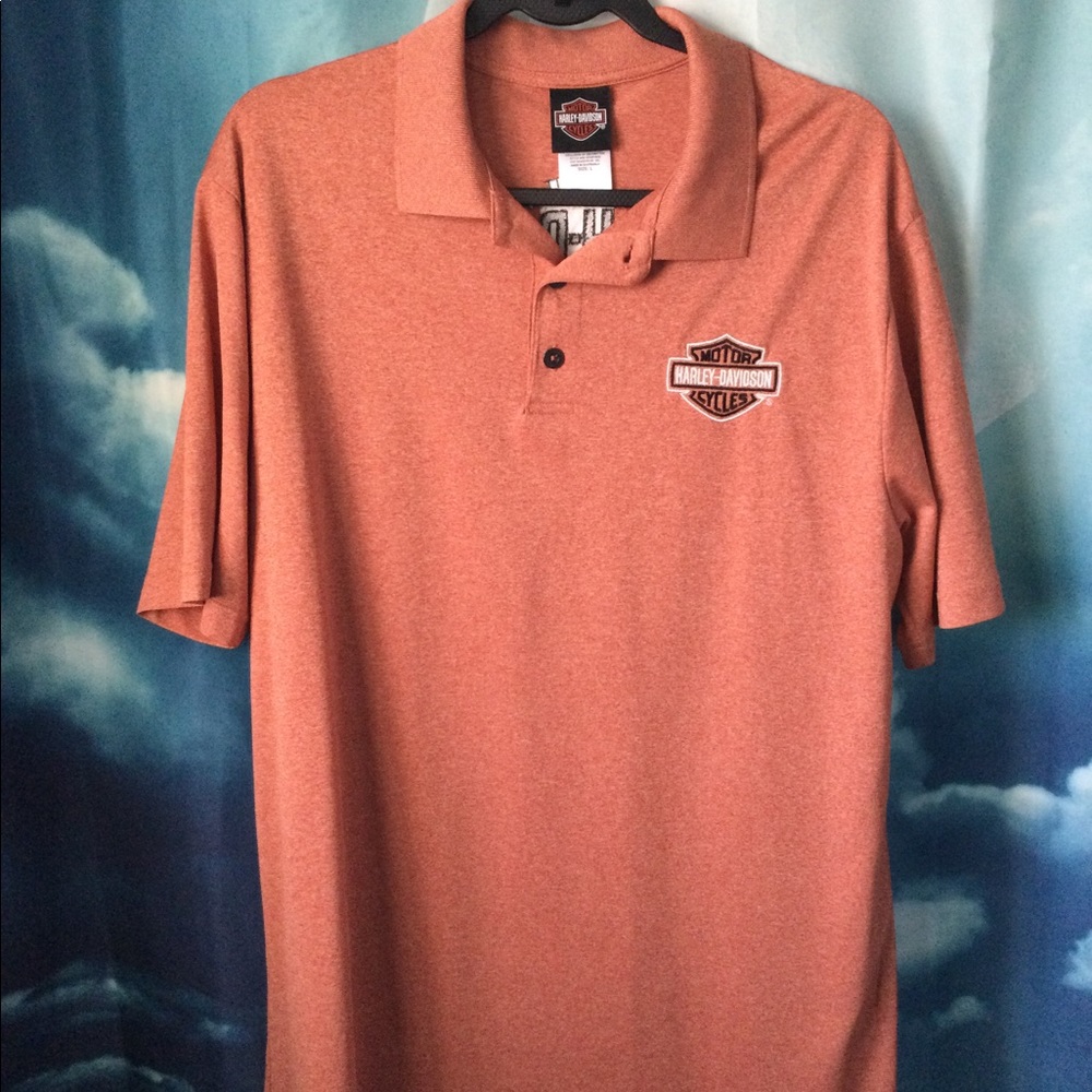 Harley Davidson polo shirt L